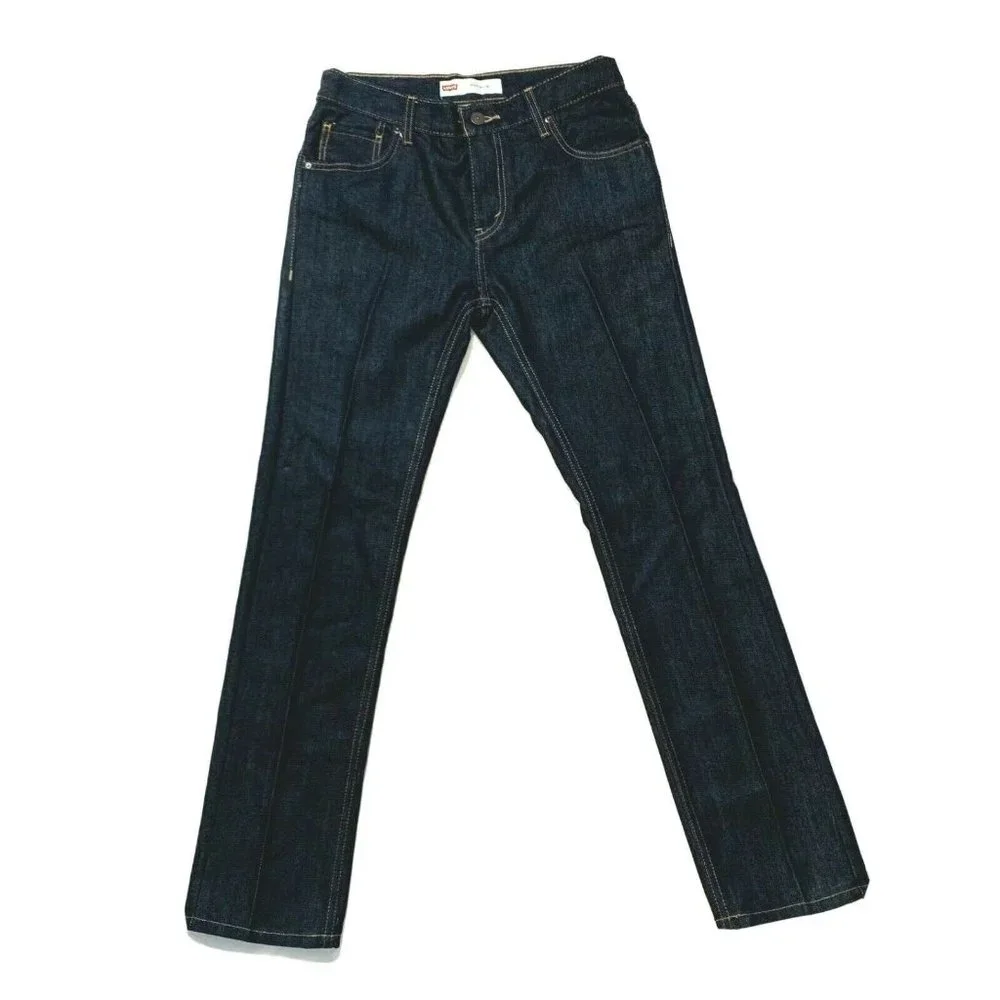 Levi’s 511 Slim Fit Jeans Womens 18 Reg‎ (30x31.5) Mid Rise Dark Wash Denim NWOT